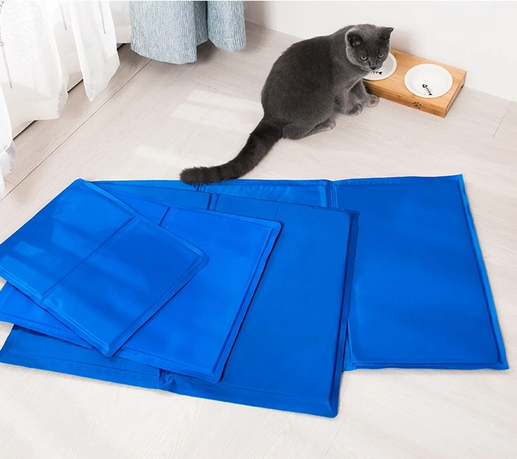 Dog Cooling Mat Pet Ice Pad Teddy Mattress Mat Small Large Cat Cushion