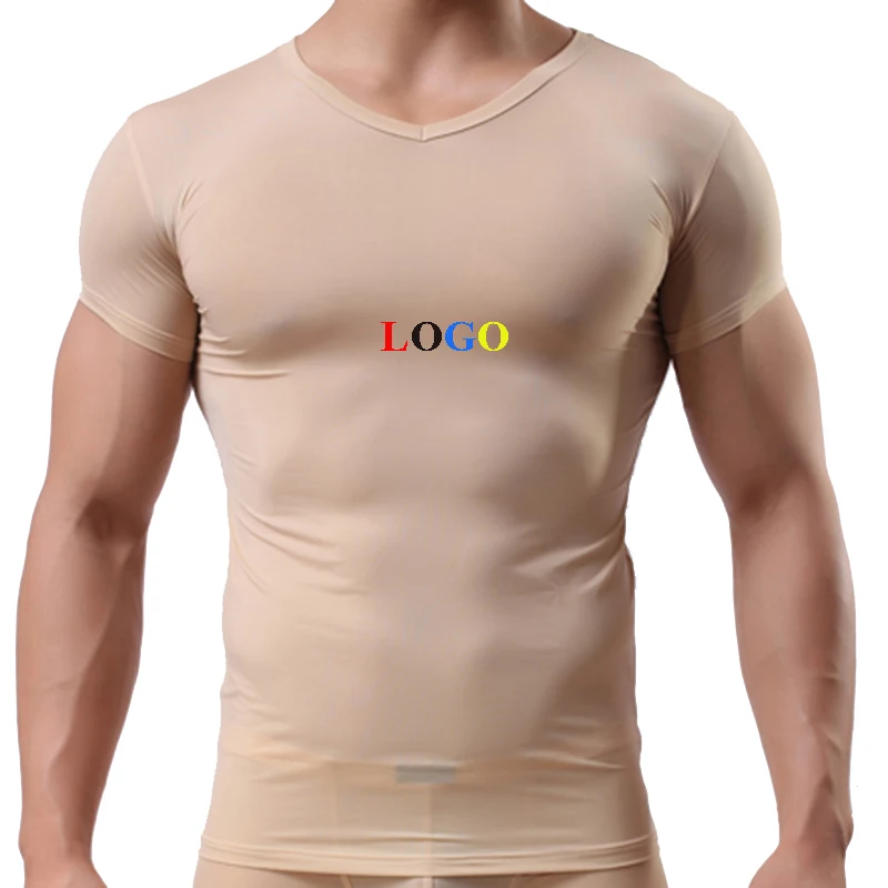 Camiseta Ajustada Personalizada Para Hombre,95% Algodón,5% Licra - Camiseta Interior Para Hombre,Camiseta Ajustada,Poleras Hombre Product Alibaba.com