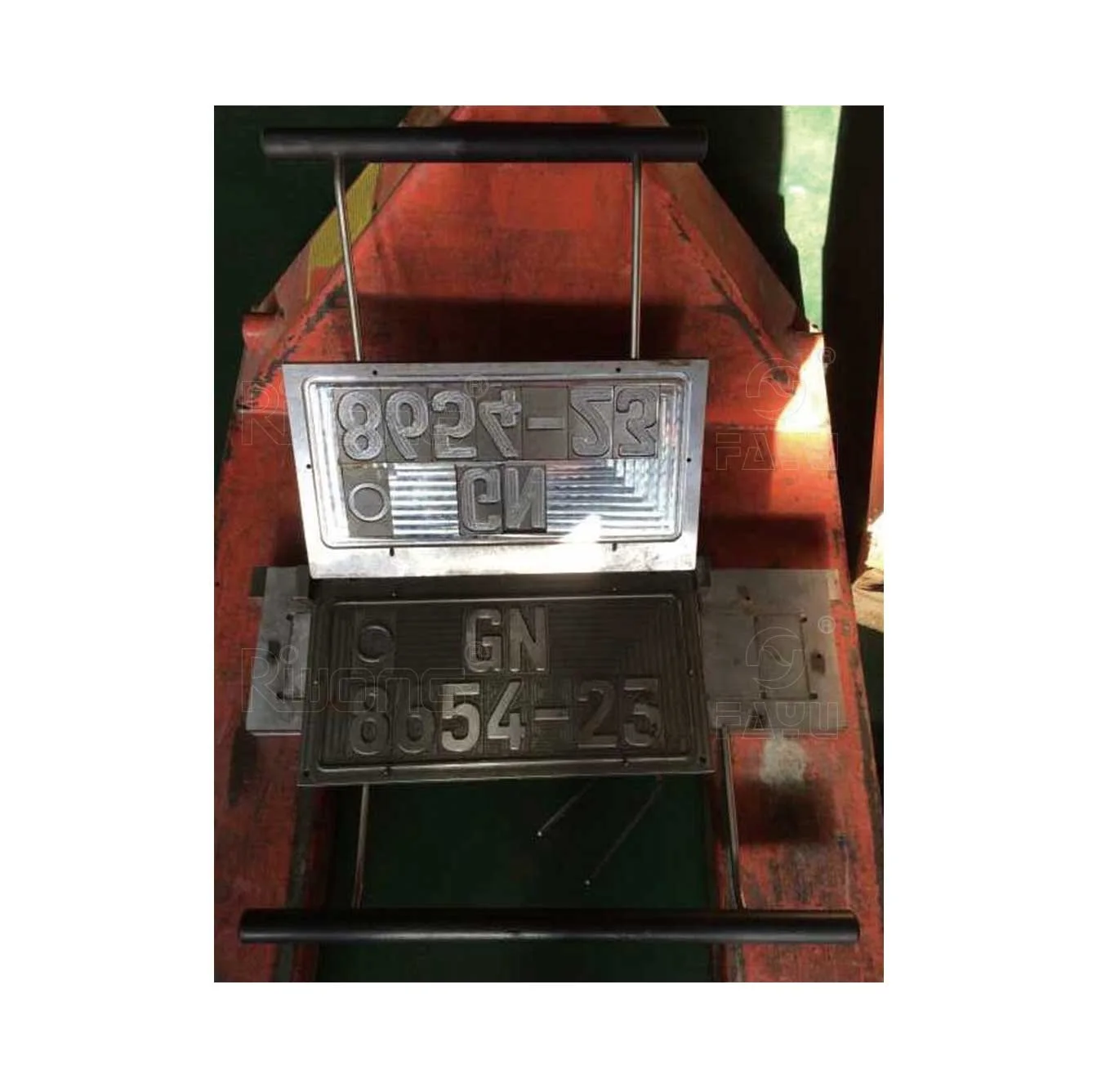 License Plate Number Molds