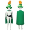 Ensemble complet vert (chapeau + cape + ceinture + couvre-chaussures)