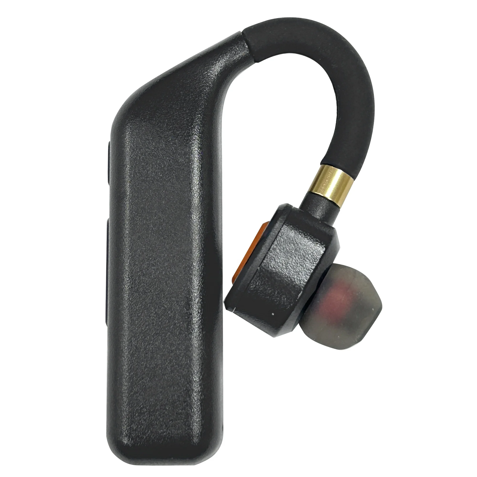 EARPHONIC Mini for Wireless Headset PTT TK Plug Two Way Radio Earpiece 10 Hours Battery Life IP54 Rated for Walkie Talkie