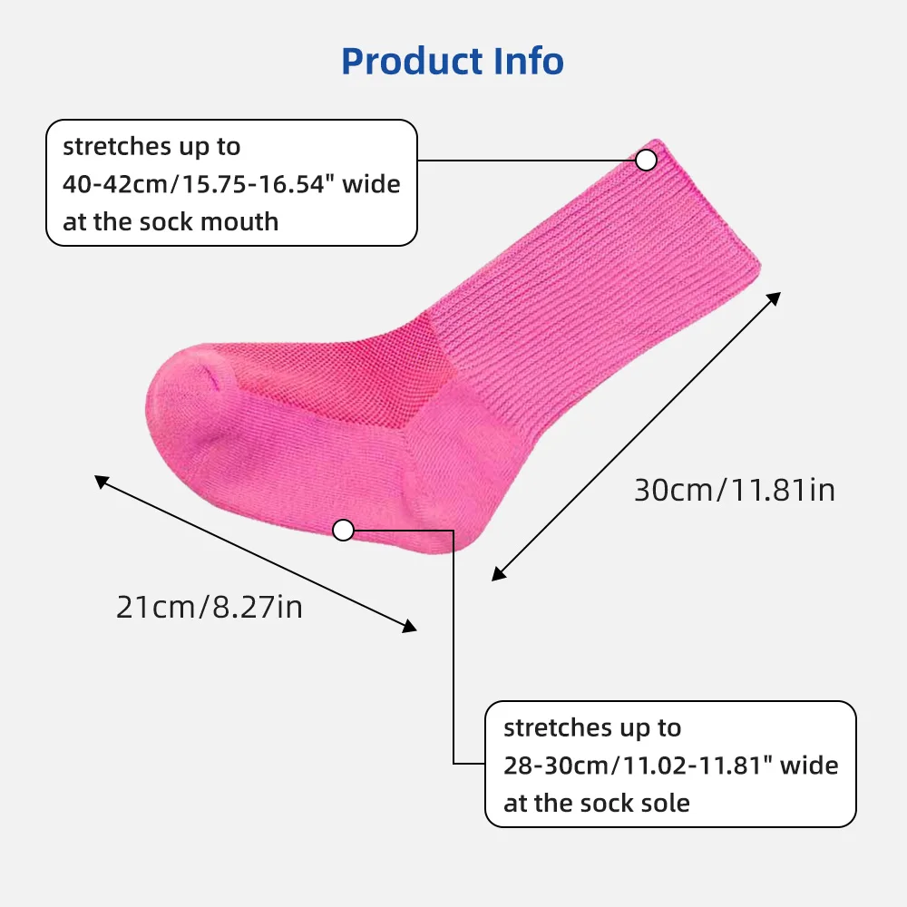 Medical Grade Diabetic Socks Non Irritating Smooth Fabric - product detail 4