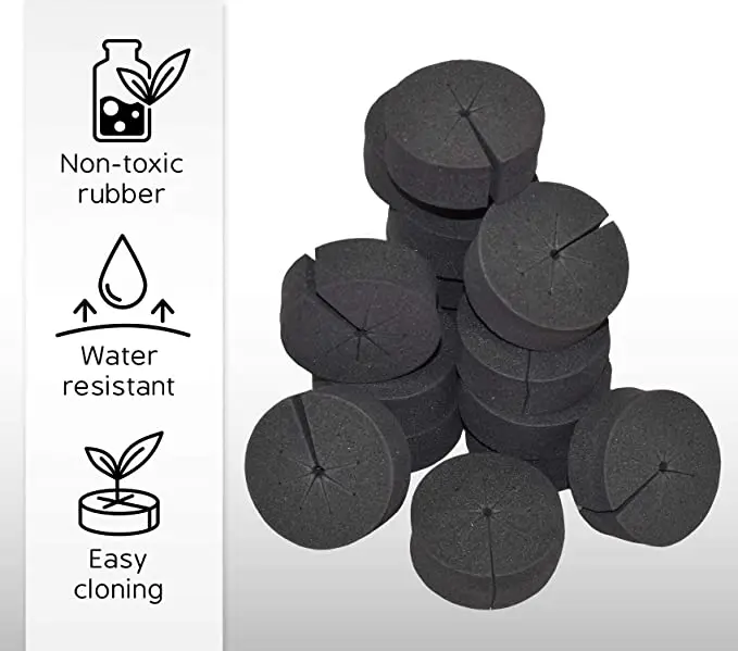 Multi Color Hydroponic Cloning Systems Soilless Culture 7 Cm Cloner Pucks Net Cup Collars Neoprene Collar