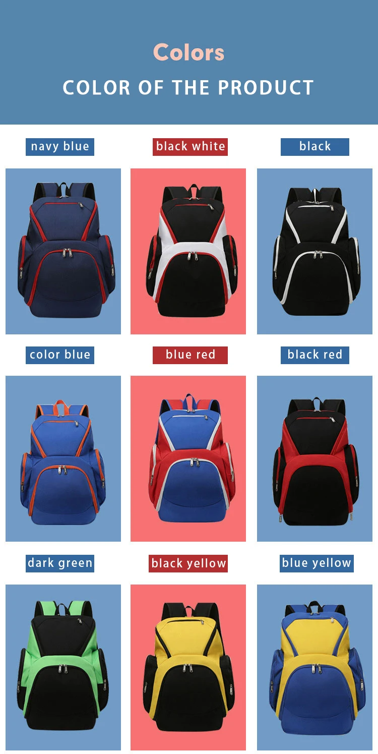 Color Basketball Backpack Basketball Backpack Backpack Men Basketball Bag Custom Basketball ...