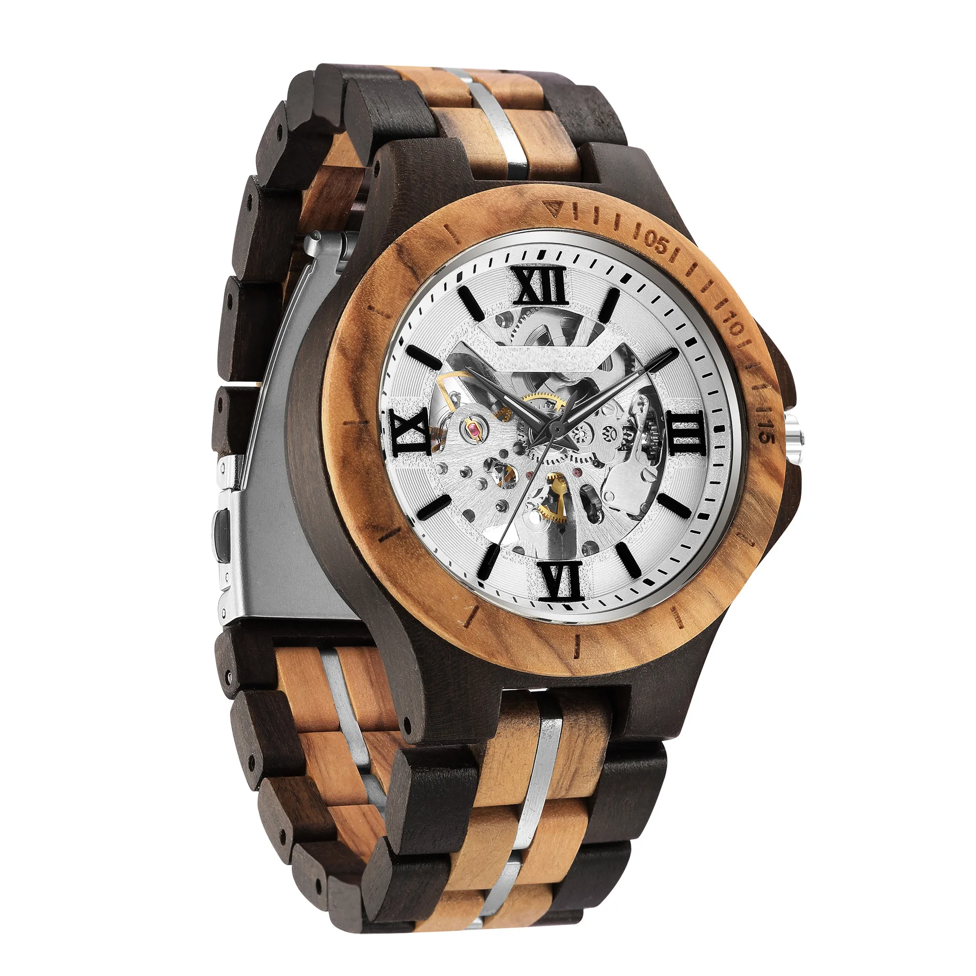 New Popular High End Automatic Wooden Watch For Men's Mechanical Watch For Women Buy High