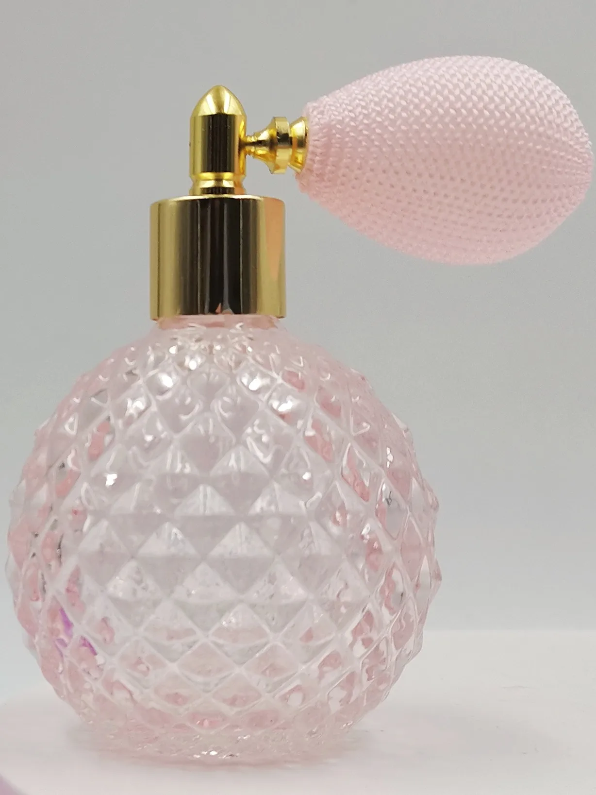 Vintage Refill Perfume Spray Bottle 100ml Pink Vintage Refillable