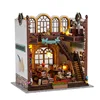 Casa de libros mágicos + pegamento para herramientas