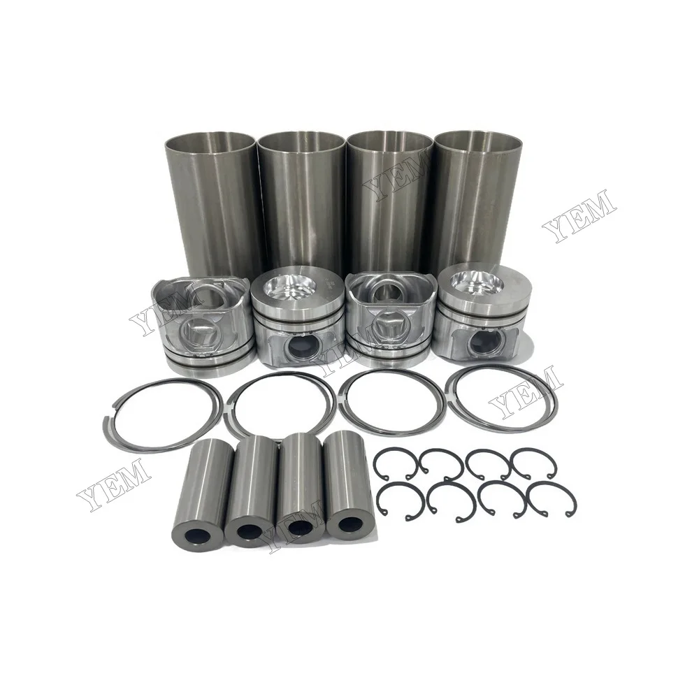 Cylinder Liner Kit Compatible for Caterpillar 3204s Aftermarket Engine Spare Parts 4