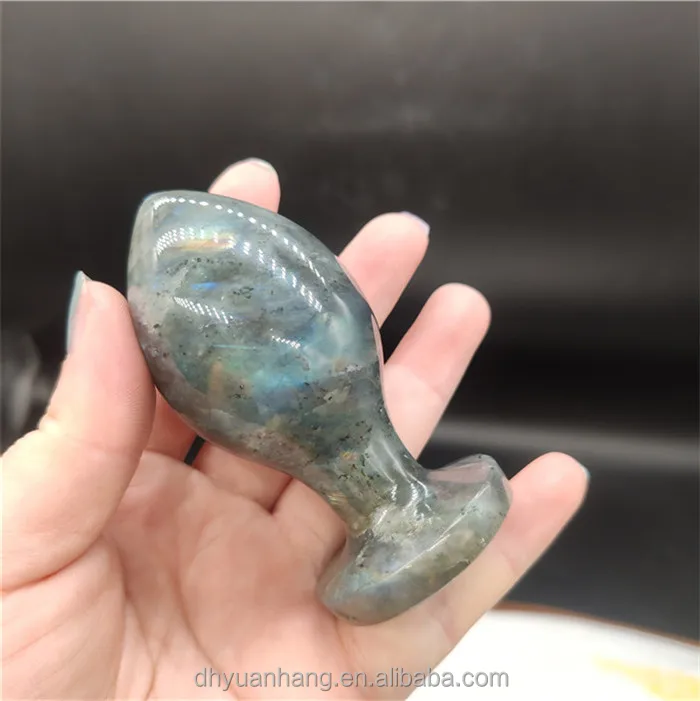 Hot Sell Natural Labrador Stone Crystal Butt Plugs Crystal Anal Plugs for Sale Hot Sell Natural Labrador Stone Crystal Butt Plugs Crystal Anal Plugs for Sale