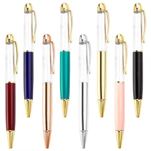 Hot Selling DIY Metal Ballpoint Pen Bigger Size Fat Empty Tube with Custom Logo Plastic Material for Promotional Gifts