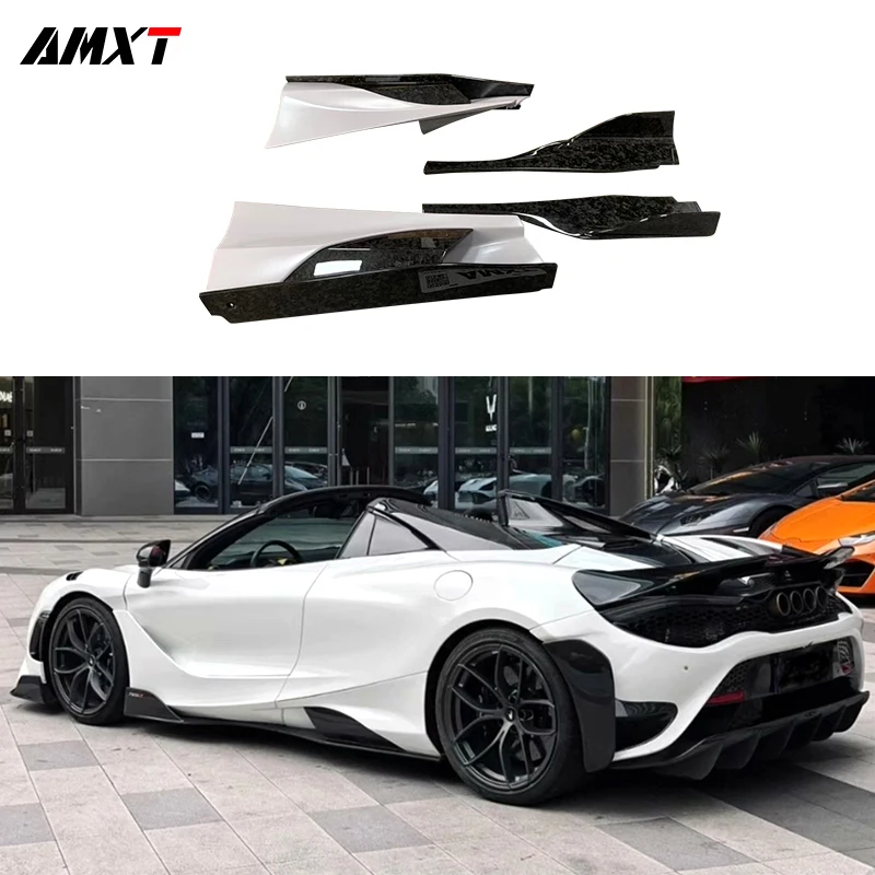 Dry Carbon 765LT Style Side Skirt Excellent Fitment Exterior Accessory for McLaren 720s