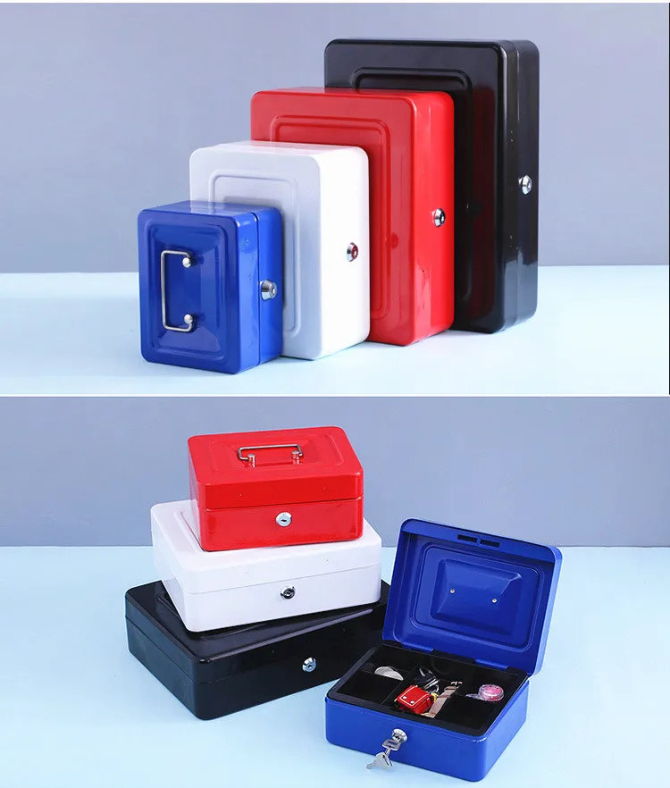 CEQSAFE China Wholesale Shop Security Petty Key Lock Cash Box Metal Safe for Money details