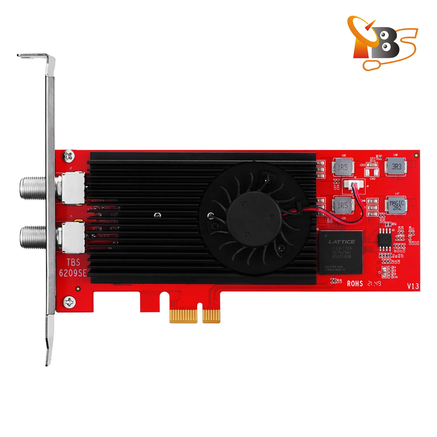 Tbs6209se DVB-T2/C2/T/C/ISDB-T 8 TV Tuner Pci-E Card for IPTV