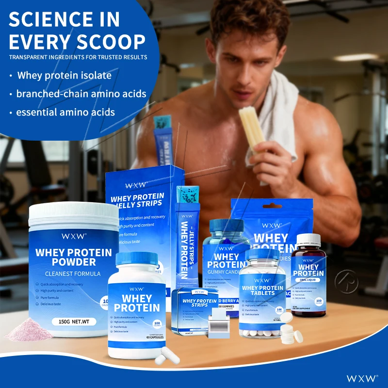 Private Label Whey Protein Isolate Strips Fast-Dissolving for Pre/Post Workout Recovery - Image 3