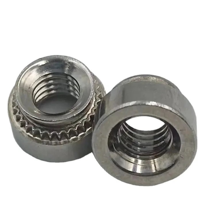 Durable M5 Thread 304 Stainless Steel Riveted Sheet Metal Clamp Nuts Type Various Automotive Industry Applications GB