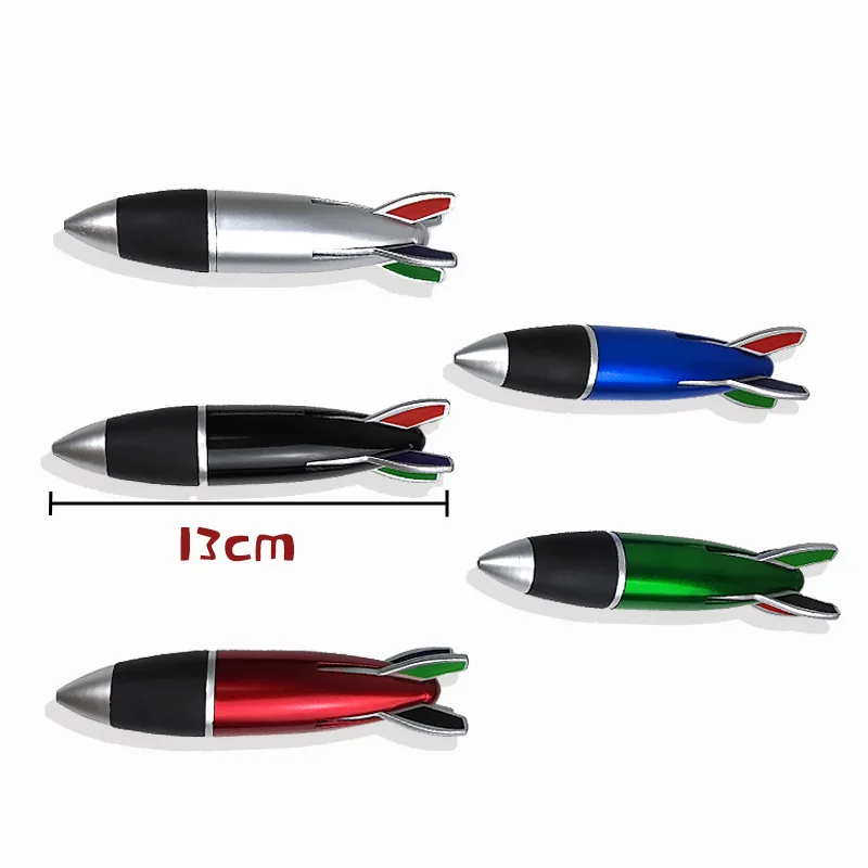 新着デザインクリエイティブプラスチック4色ミサイルロケット形状