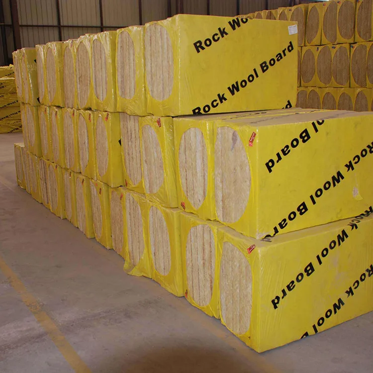 Fire Resistant Insulation Materials Rock Wool Board Rock Panel Glass