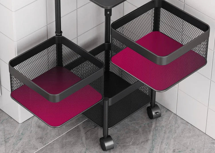 5 Tier Metal Multilayer Modern Design Home Kitchen Vegetable Fruit Food ...