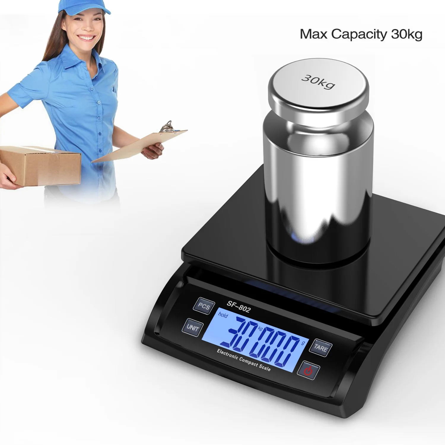 Postal Scale 66LB (30KG) Digital Shipping Scale for Packages Package Scale  SF802