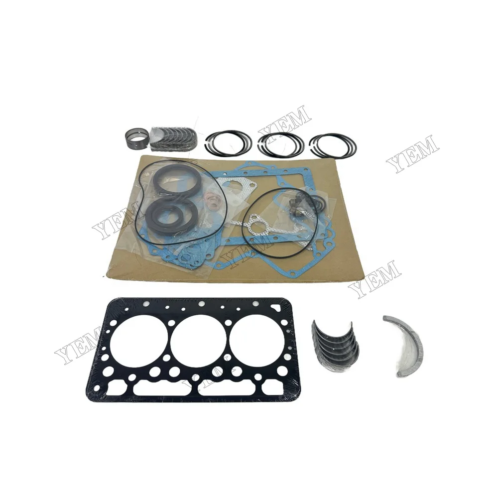 D722 Overhaul Kit for Kubota Engine Parts Piston Ring Gasket Bearing Set
