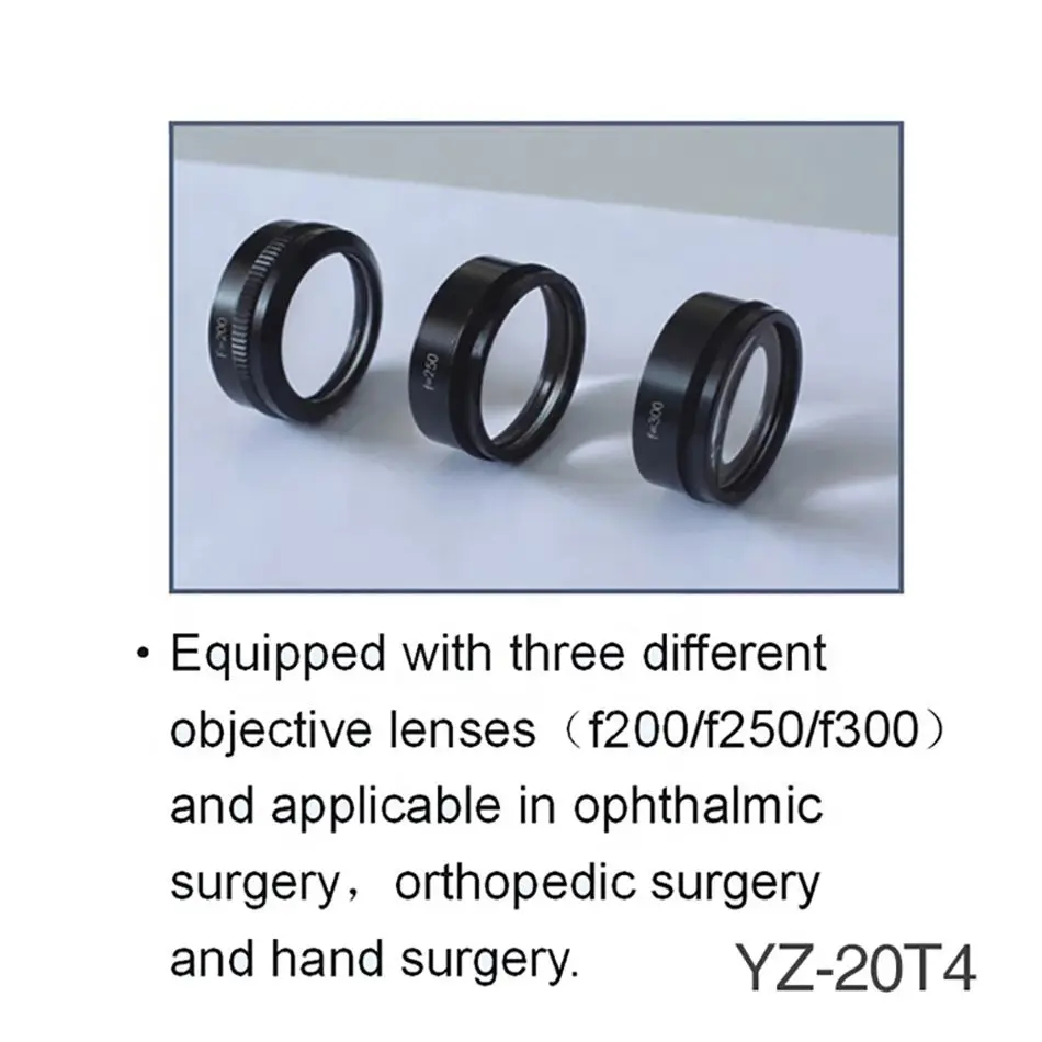 YZ-20T4 Top Quality Ophthalmic Operating Microscope with 5 Steps