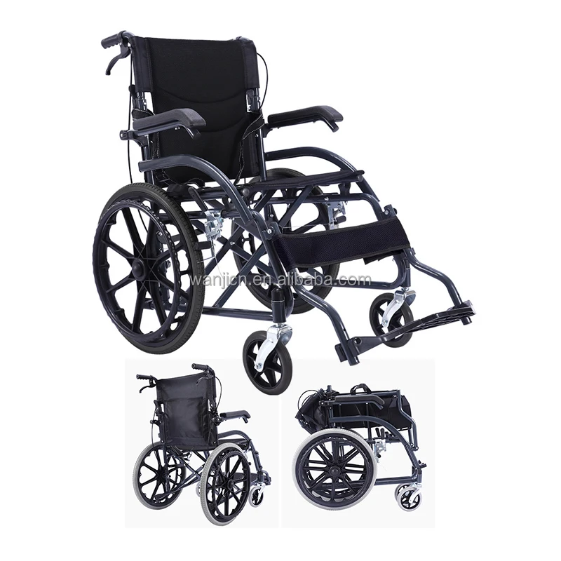 Portable Wheel Chairs Ultralight Aluminum Manual Folding Wheelchair