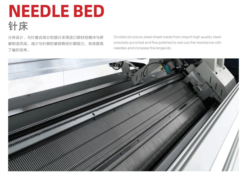 7 Needles 52 Inches Computer Fully Automatic Flat Knitting Machine Computer Textile Machine