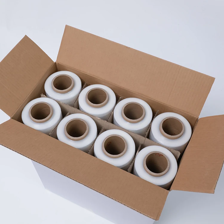 High Quality Competitive Price LLDPE Packaging Strech Film Plastic Wrap Roll PE Pallet Wrapping Stretch Film