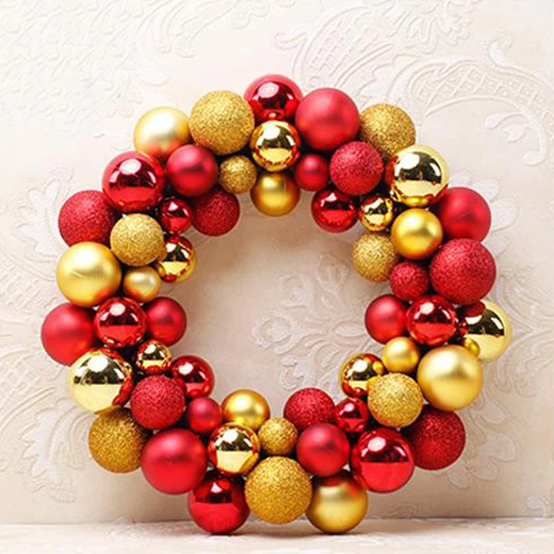 Small Quantity Wholesale Christmas Ball Wreath Festival Xmas Decoration Holiday Ornaments Promotional Gifts 30cm 10pcs Buy Indoor Christmas Wreaths Christmas Wreaths Cheap Personalized Christmas Wreaths Product On Alibaba Com