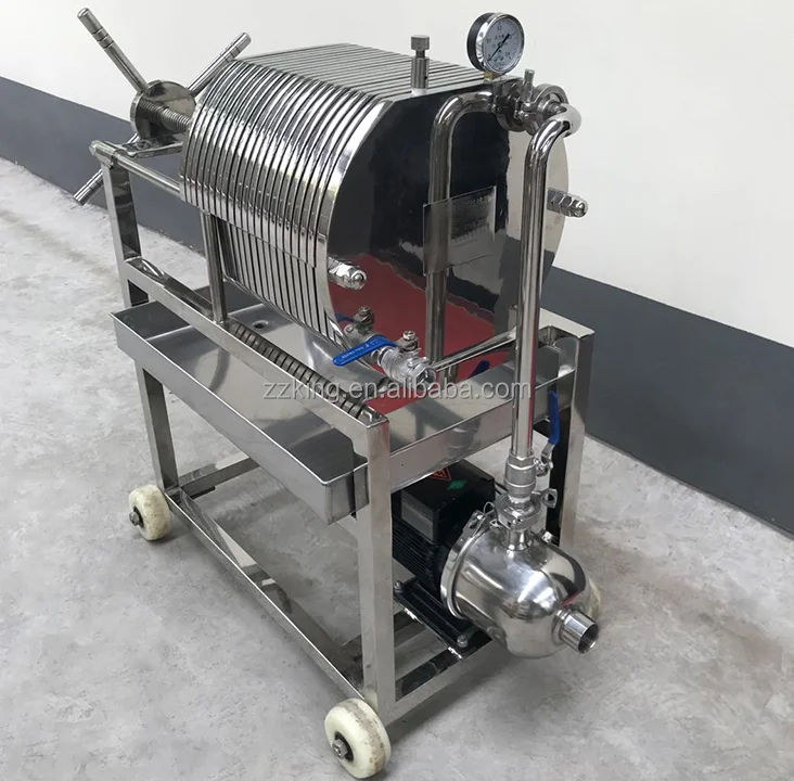 Stainless Steel Wine Filter / Filtering Machine / Liquor Filter Sake Filter Press Machine