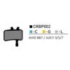 2 pares CRBP002 (PARA AVID BB7/JUICY 3 5 7)