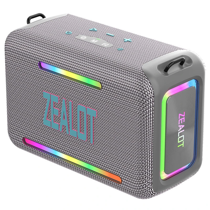 ZEALOT S95 Portable Wireless RGB Speaker - 120W Power Bank
