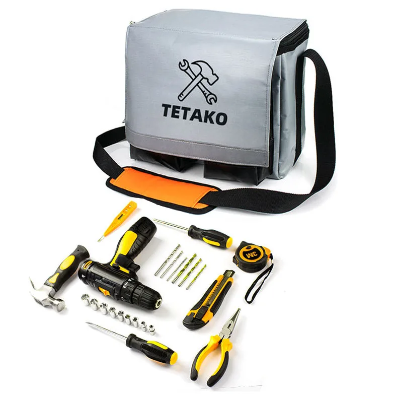 Waterproof Tarpaulin Heavy Duty Work Hardware PVC Kit Tool Bag for Electrician