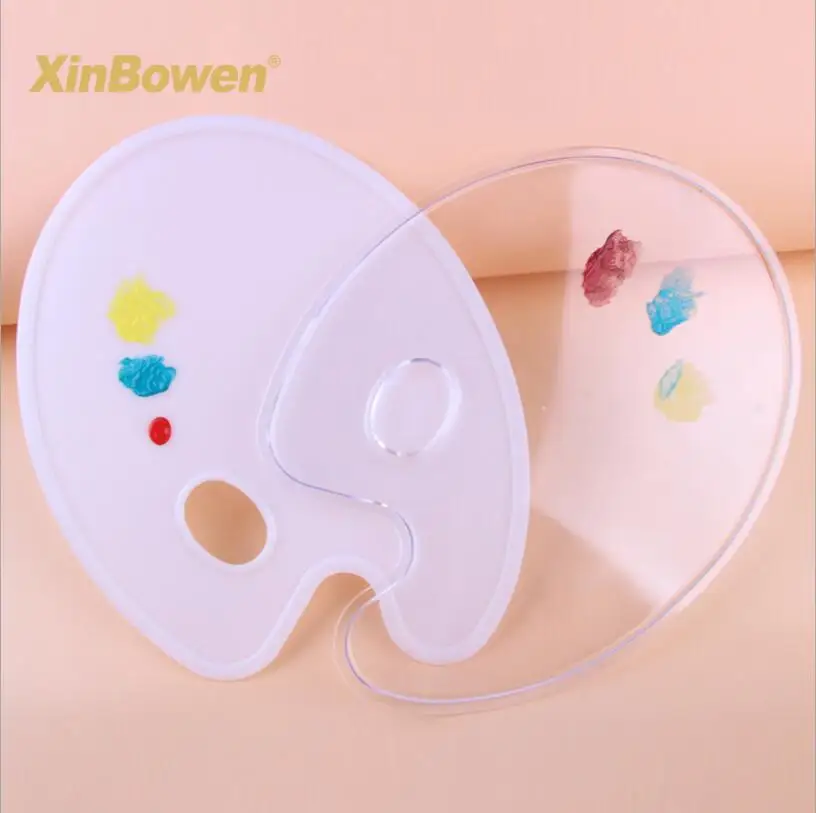 
Xinbowen Art Supplies Artist Paint Palette Tray White Plastic Palette For Painting 