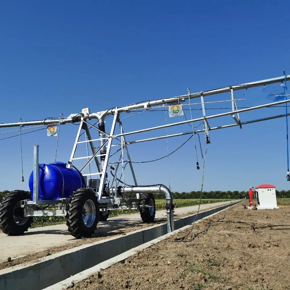 Electric Lateral Move Linear Center Pivot Agricultural Irrigation System Ideal for Small Farms in Africa South America Asia
