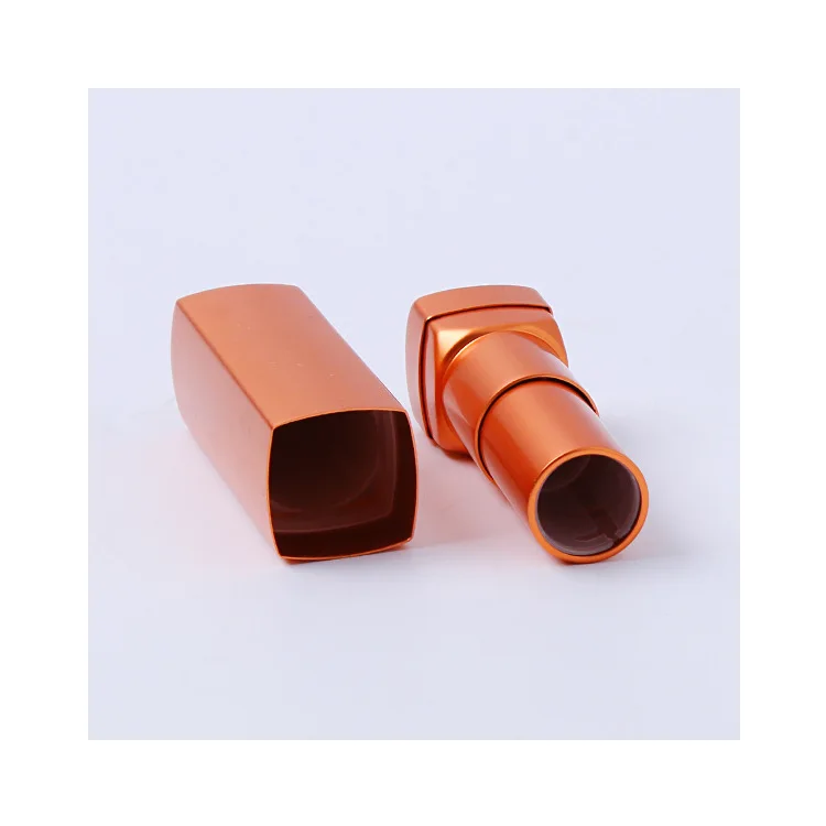 High-end fashion frosted lipstick tube square lipstick tube metal lip glaze 3.5g
