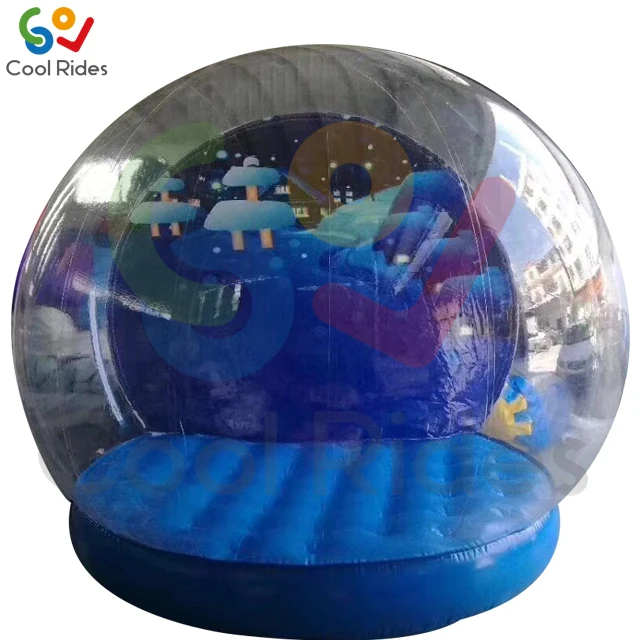 Large Photo Booth Inflatable Snow Globe Christmas Inflatable Snow Globe