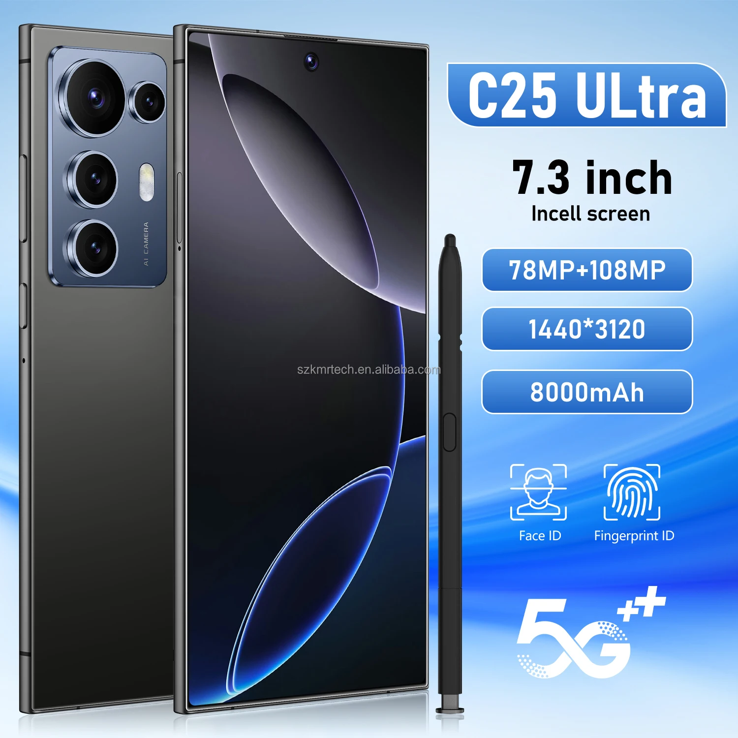 2025ロック解除5gスマートフォンC25ウルトラ16GB + 1テラバイトAndroid