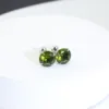 E057-Green Zircon Stud Earring (1 Piece)