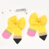 2 piezas-lazo para el cabello-3,4 pulgadas-amarillo
