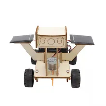 2022 Steam STEM Diy Car Learning Toys Wooden School Game Kids Logical Science School Project Electric Powered Solar Kit