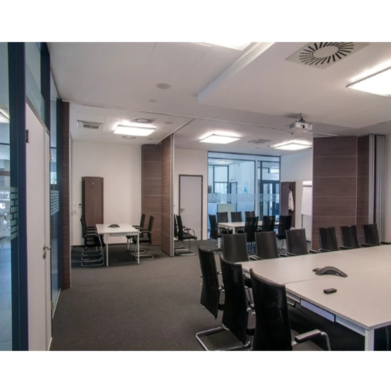 Ceiling Track Acoustic Movable Sliding Folding Wall Partitions Wood Partition Divider  Office Partition for Space Division