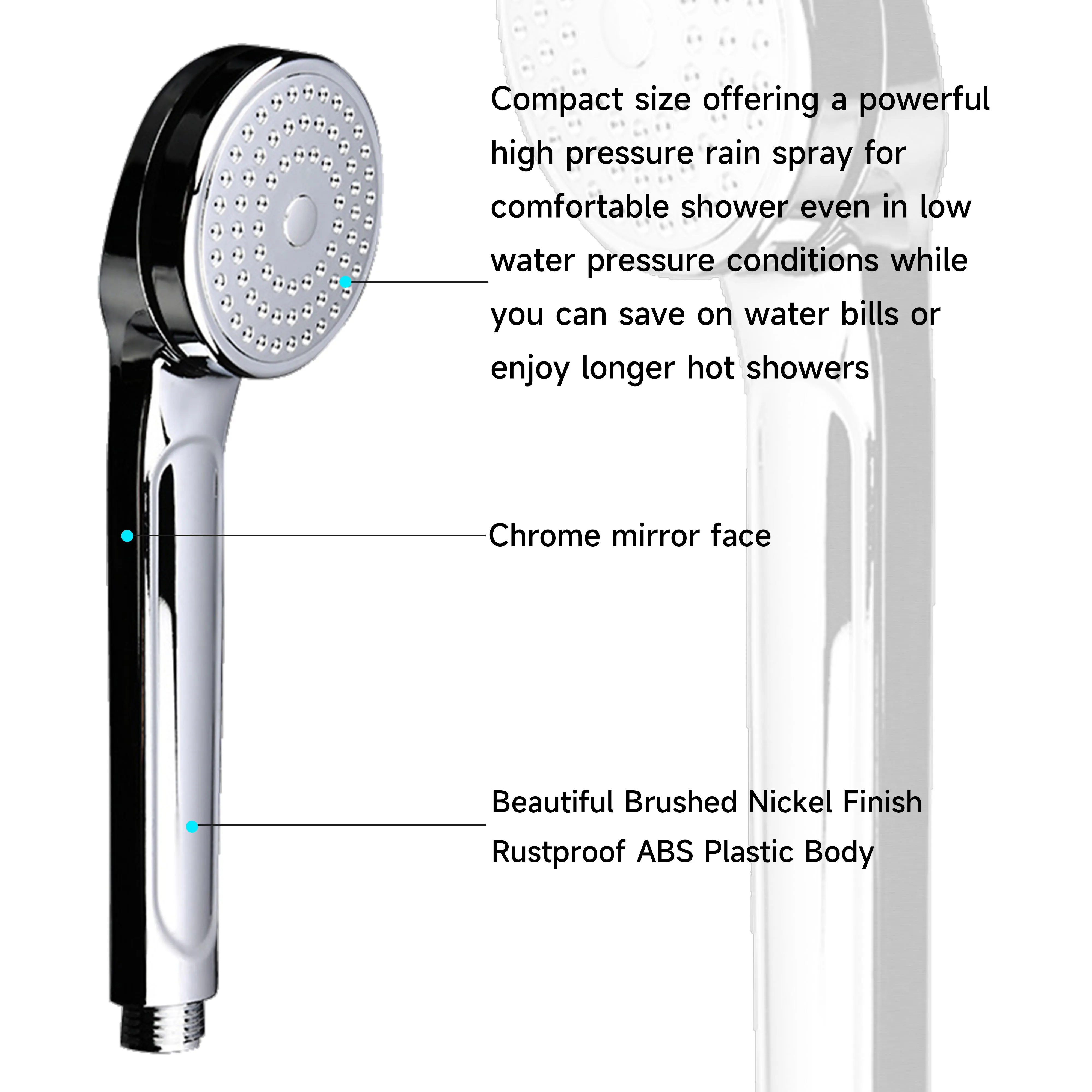 Instant Hot Water Hand Eco Water Saving Bathroom Chrome High Pressure