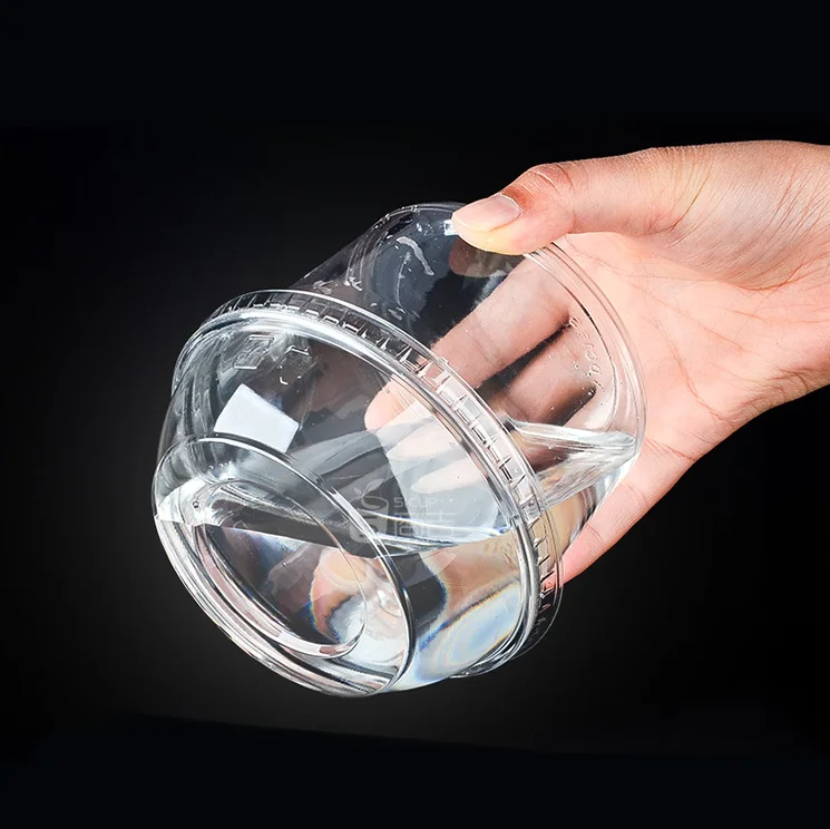 Пластиковые контейнеры для салата на вынос, одноразовая коробка для пищевых продуктов RPET/PET, прозрачная блистерная упаковка для фруктового салата