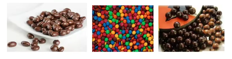 Chocolate M&m Smarties Ball Forming Machine Chocolate Bean Making Machine