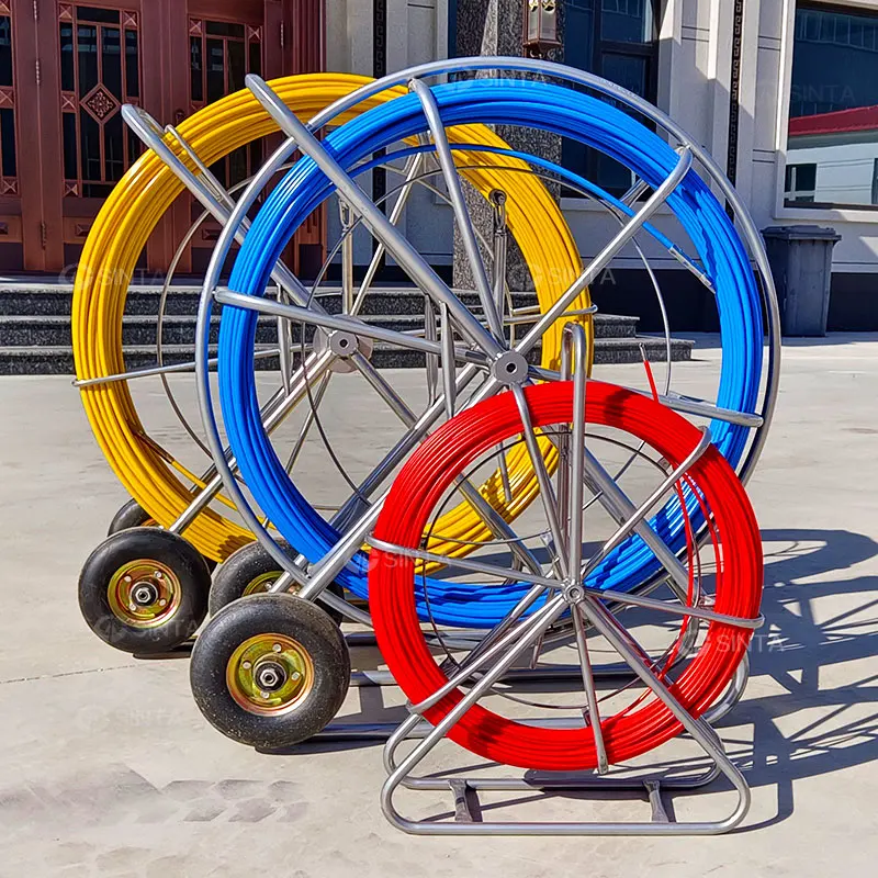 11mm 300m Cable Puller Fiberglass Duct Rodder Cable Pulling Equipment
