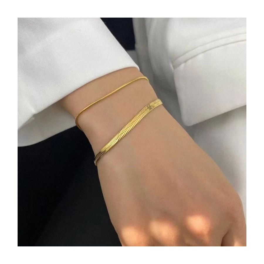 Snake Chain Bracelet Gold Bracelets For Couples Wholesale