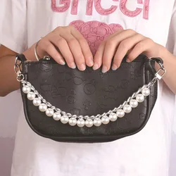 PATIKIL Chaîne De Sac à Main En Perles D'Imitation, 10", Chaîne De