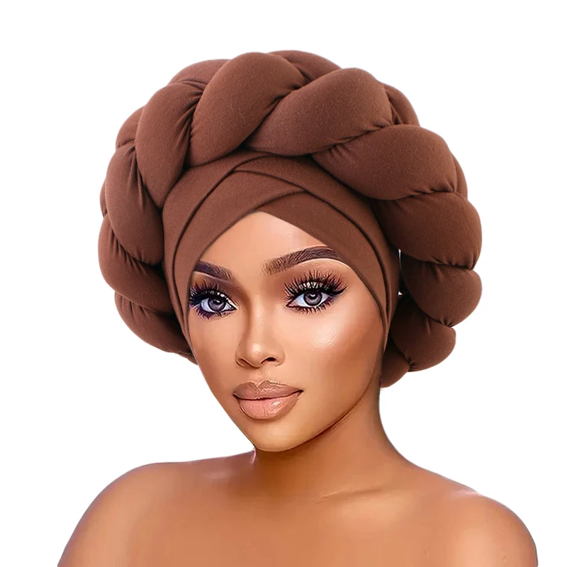 Alibaba.com: Plain Stretchy African Big Braid Head Wrap, 1 piece ...
