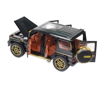 1:24 pull-back alloy car model simulation of vehicle toy with acousto-optic friction children's toy car car alloy model